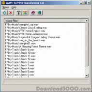 WAVE To MP3 Transformer screenshot